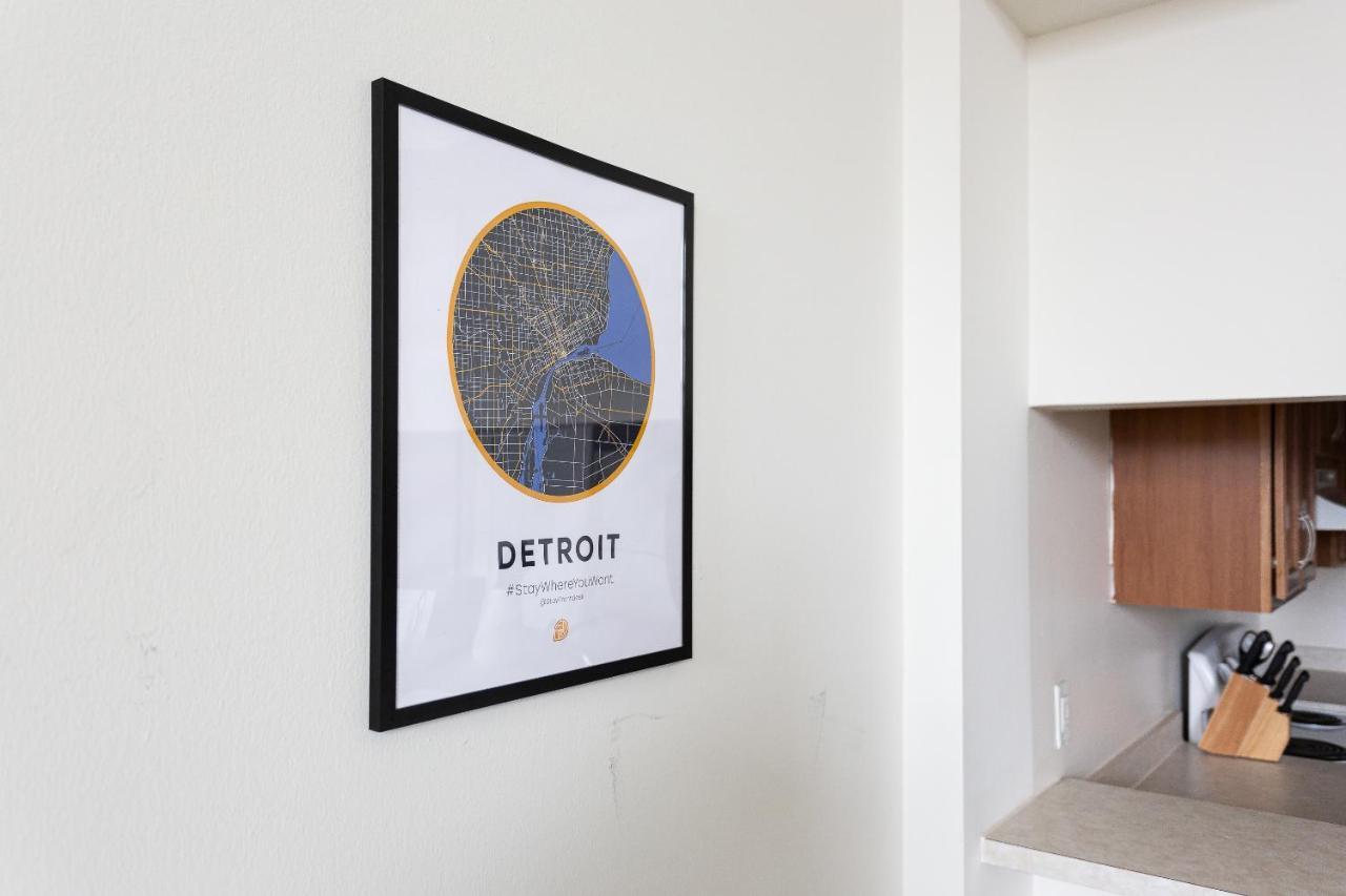 Frontdesk I River Place Apts Rivertown Detroit Apartment Ruang foto